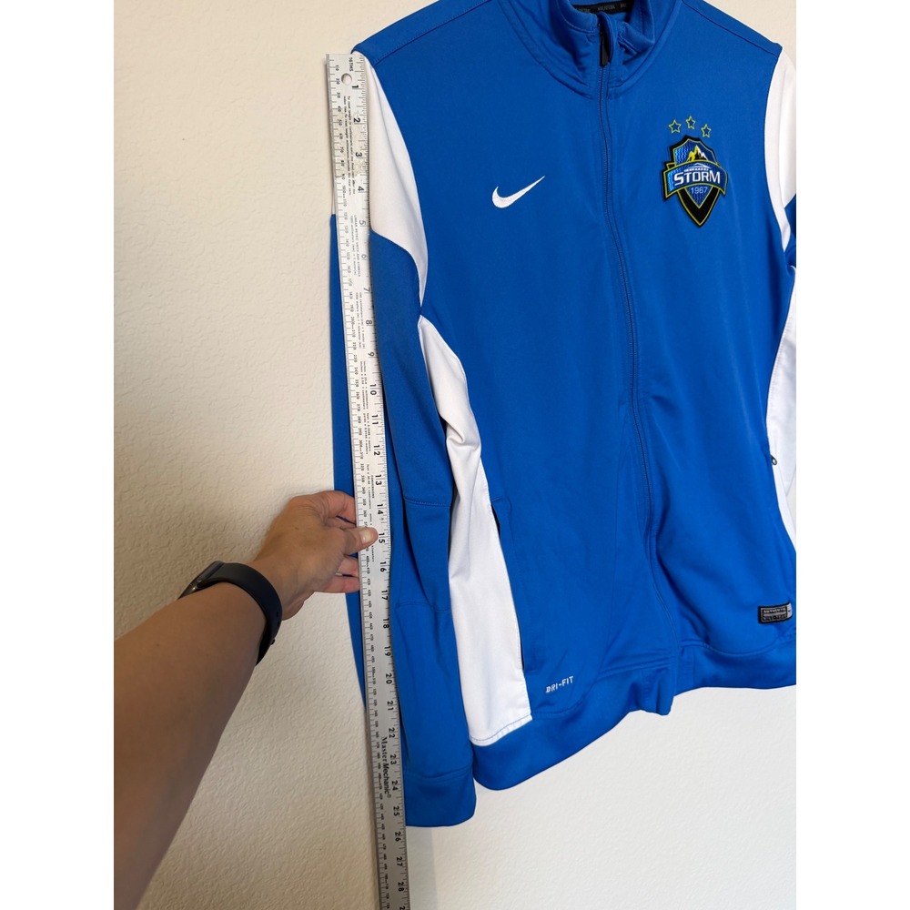 Nike Dri-FIT Colorado Storm Soccer Full Zip Track Jacket Blue‎ Youth Size Large - Picture 12 of 17